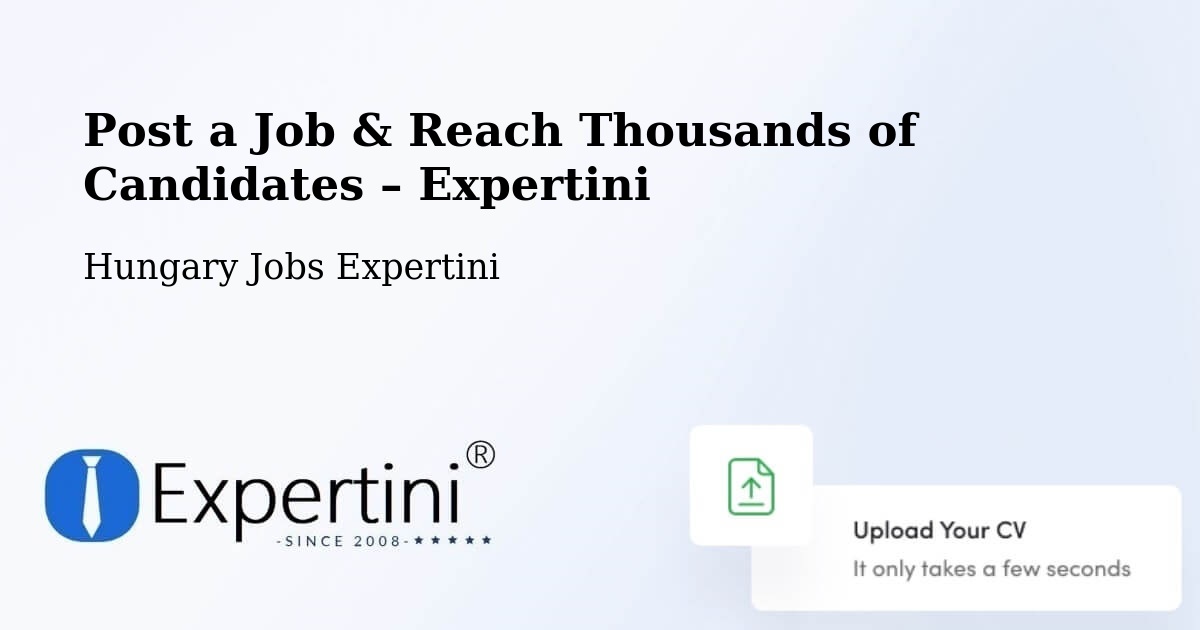 Post a Job in Dad – Hire the Right Talent - Dad, Hungary Jobs Expertini
